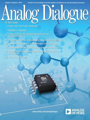 cover image of Analog Dialogue, Volume 47, Number 2